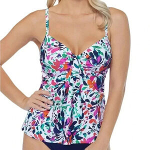 Island Escape Sunny Days Scorpio Underwire Tankini Size 6